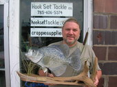 Sam with a 4.8oz Crappie
