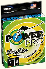 Power Pro Microfilament Braided Line - 10lb Test
