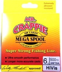 Mr. Crappie Hi-Vis Line