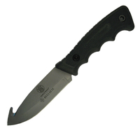 Smith & Wesson 9.5" Fixed Blade Rubber Handle Gut Hook