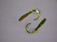 Slab Slayer 2"  Core Shot Swirl Tail Grubs